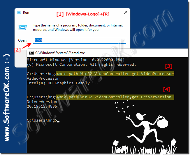  Query graphics cards and driver version via the command prompt on Windows OS!