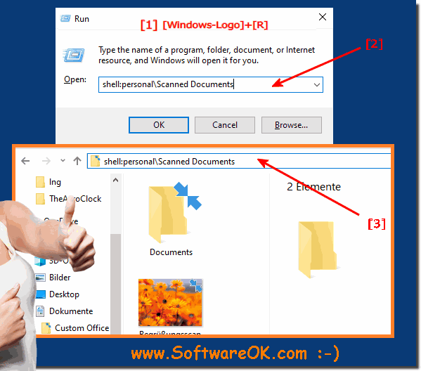Default save location for scanned documents Windows 11, 10, etc.!