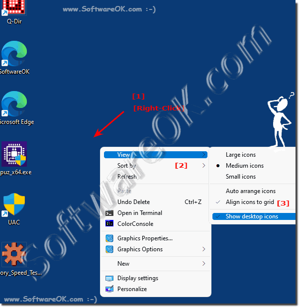 Hide icons ergo symbols ob all Windows Desktop and Server OS!