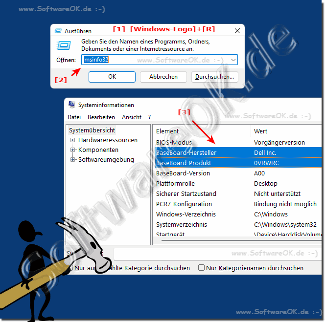 Mainboard query under Windows!