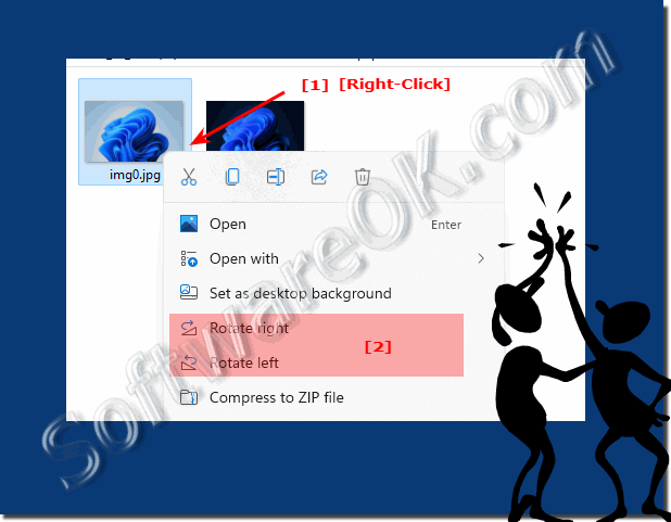 Rotate an image under Windows 11!