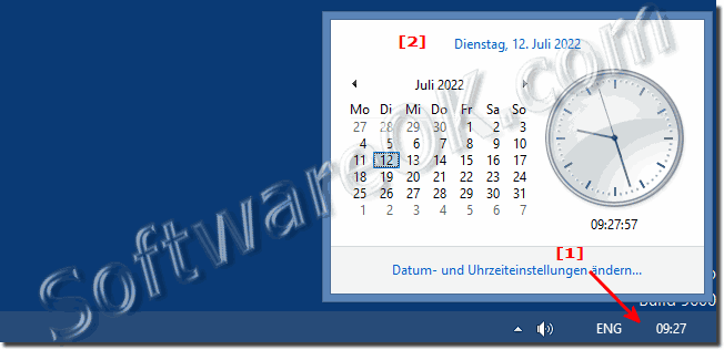 The calendar in old MS Windows operating systems!