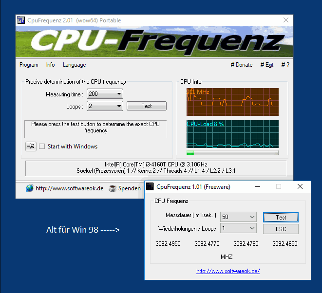 Cpu frequency