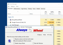 Allows Mouse Wheel in inactive Window