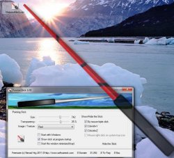 Virtual pointer stick on your Windows Desktop