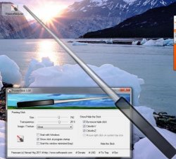 Virtual pointer stick on your Windows Desktop