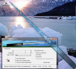 Virtual pointer stick on your Windows Desktop
