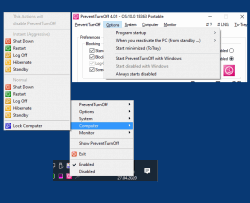 Shutdown timer PC plus prevent turn off