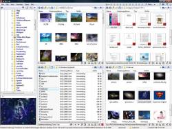 Really good quad explorer 4 files and folders