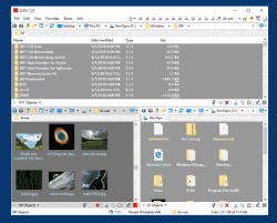 Really good quad explorer 4 files and folders